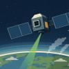 illustrazione satellite Illustrazione satellite
