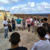 studenti all’Osservatorio Atmosferico “Roberto Sarao” del Centro ENEA di Lampedusa