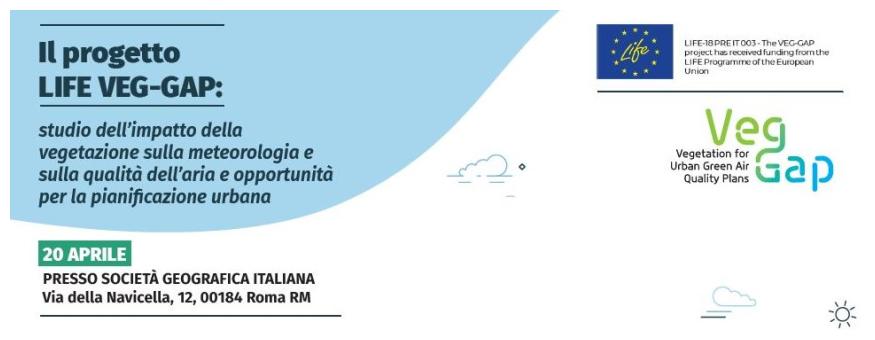 locandina evento progetto VEGGAP