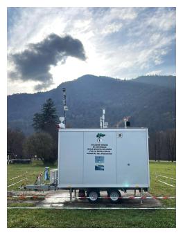visibility station at Feltre, BL, Italy.