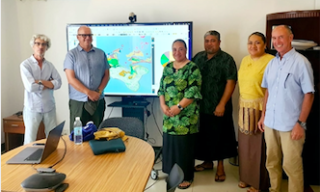 Foto di gruppo ENEA e rappresentanti del Ministero di Tonga