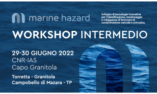 Locandina del workshop intermedio del progetto marinew hazard