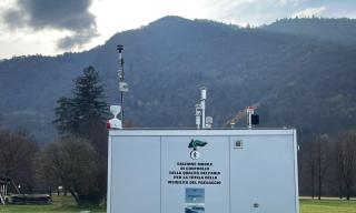 visibility station at Feltre, BL, Italy.